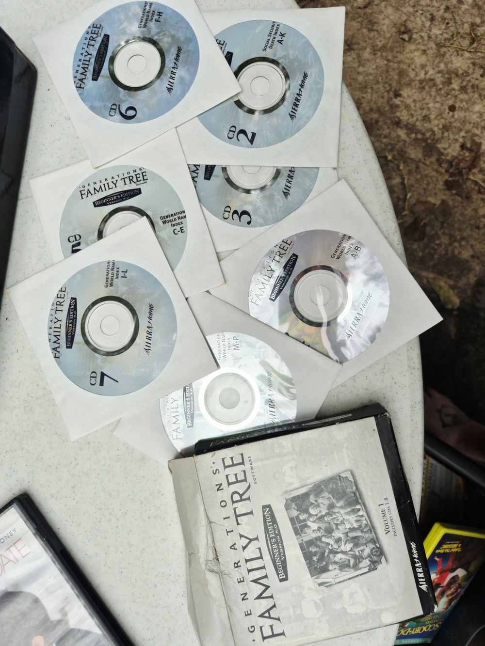 Generations Family Tree CD Set - Blue/Silver Discs